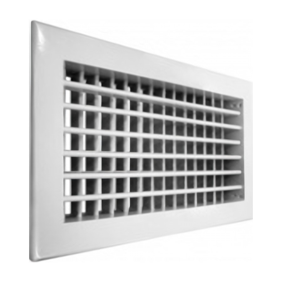 2WA-400x100 решетка двухрядная алюминиевая