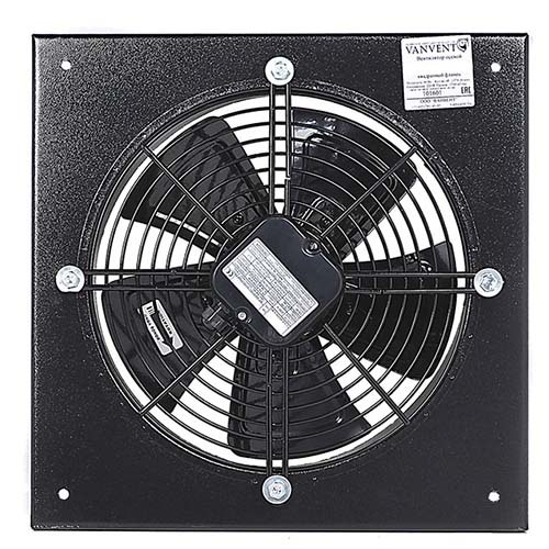 Вентилятор Ванвент YWF2D-200BF осевой в квадратном фланце (730 m³/h)