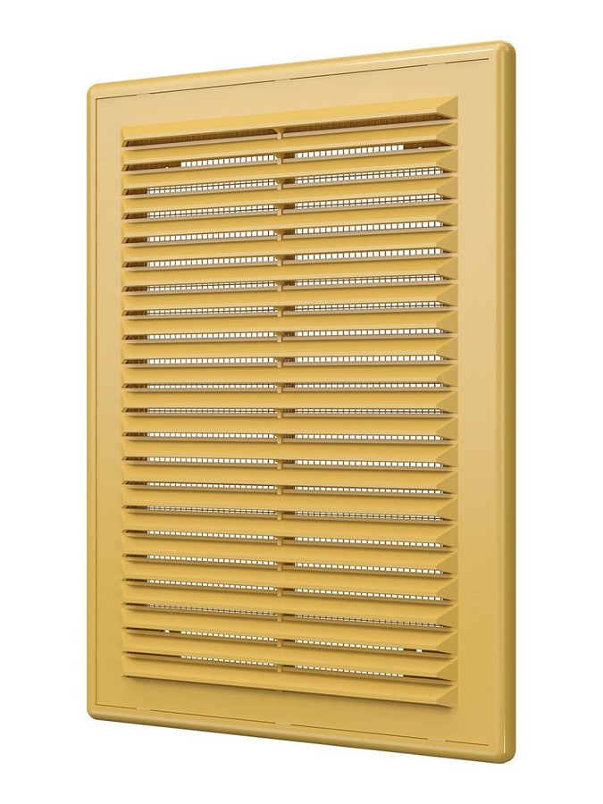 Решетка вентиляционная Р сетка разъемная 185х255 пластик бежевый ERA