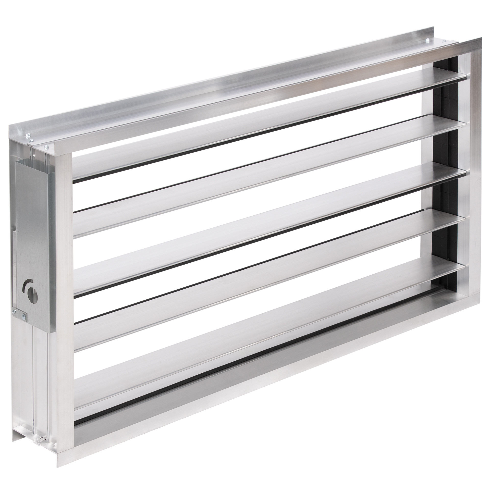 Клапан воздушный SHUFT DRr 1000х350 с подставкой под электропривод