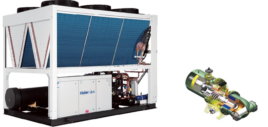 Винтовой чиллер Haier CI1050PANH с воздушным охлаждением