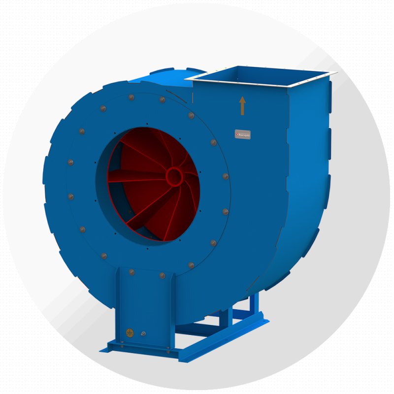 Пылевой вентилятор ВРП-122-45 №6,3, Ø630 мм