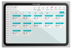 Центральный пульт управления с сенсорным цветным дисплеем Hisense HYJM-RA10D