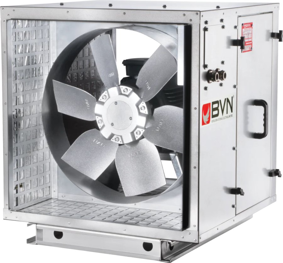 Шумоизолированный канальный осевой вентилятор дымоудаления ARMO-C 560/3